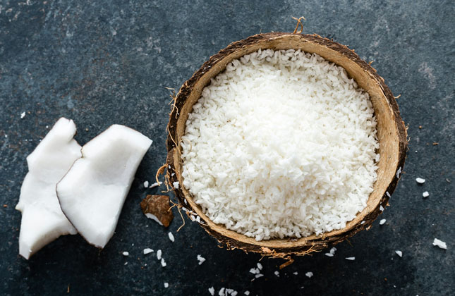 desiccated coconut